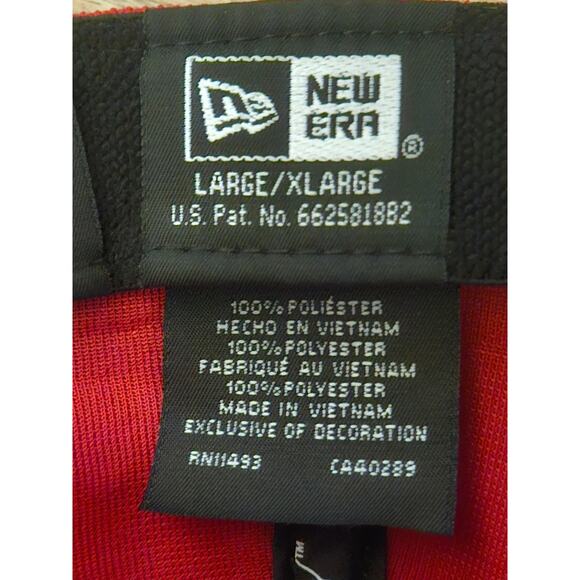 New Era Scarlet San Francisco 49ers 39THIRTY Flex Hat Cap Mens Large / XLarge - Picture 8 of 8